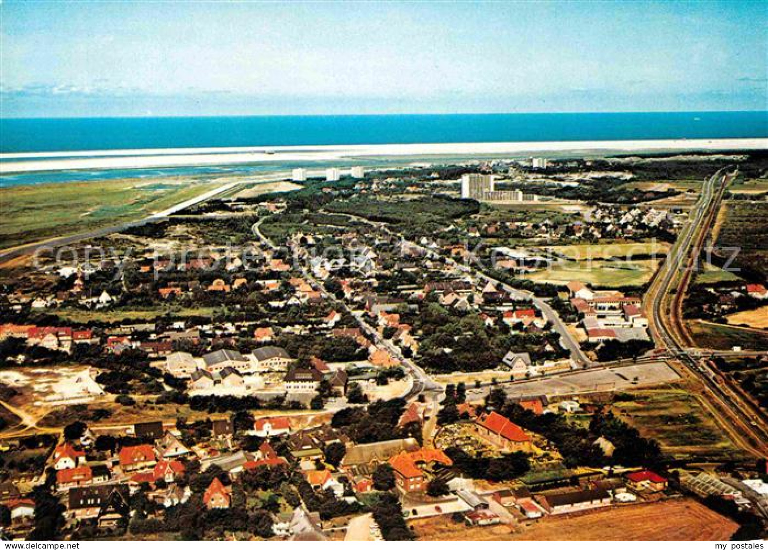 72713416 St Peter-Ording Nordseeheilbad Schwefelbad Fliegeraufnahme St. Peter-Or - St. Peter-Ording