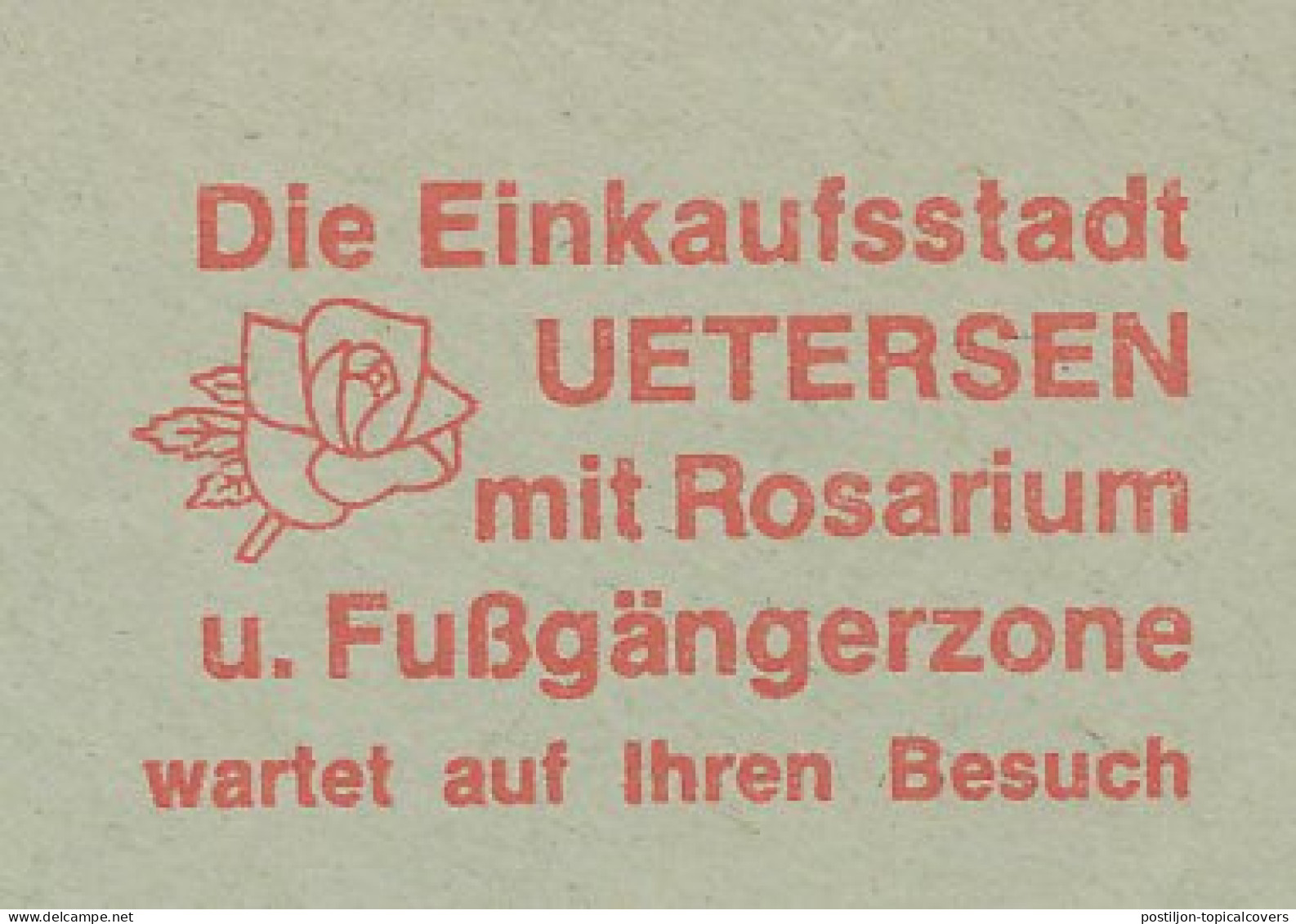 Meter Cover Germany 1982 Rose - Rosarium - Altri & Non Classificati