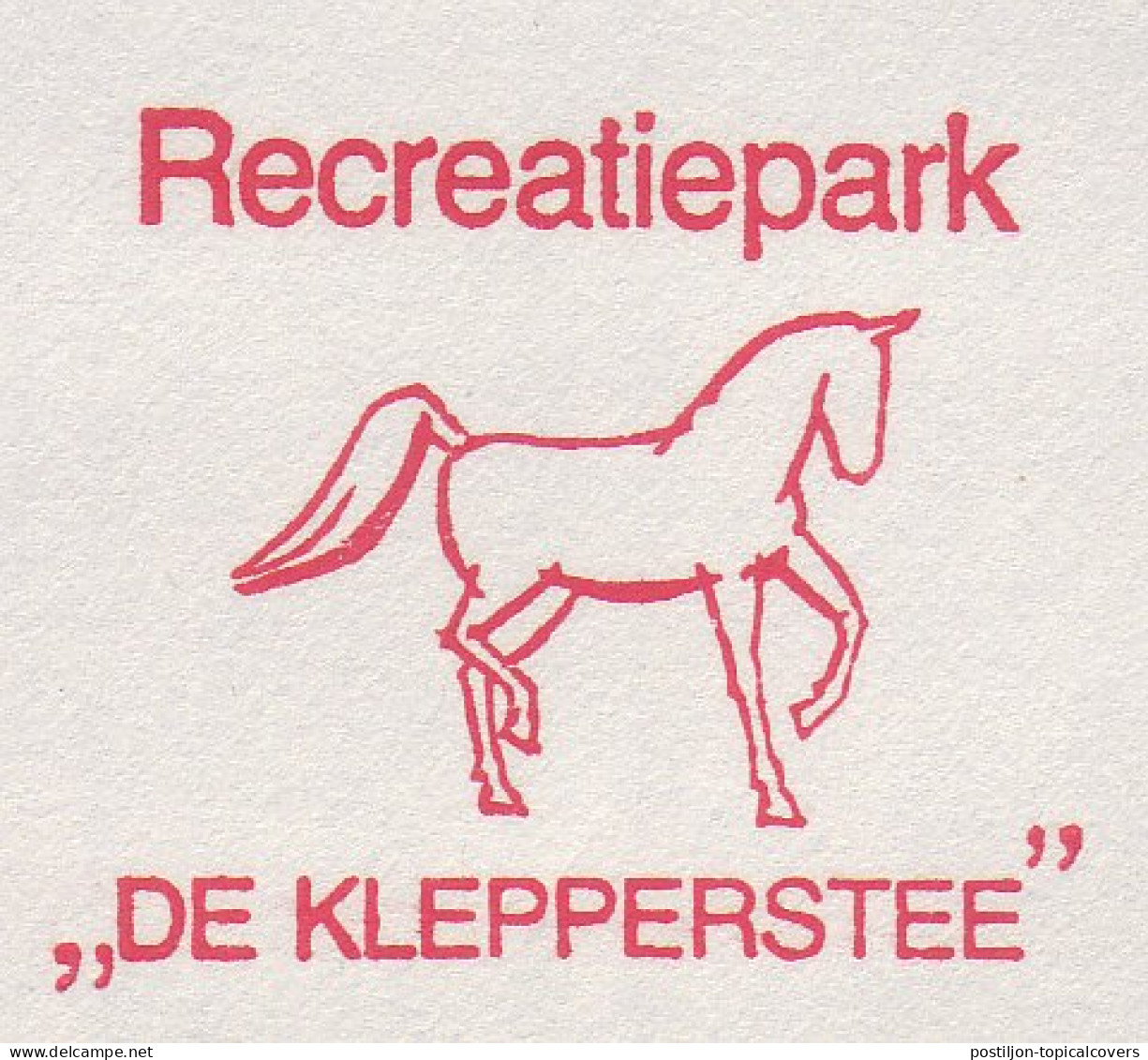Test Meter Strip Netherlands 1980 Horse - Paardensport