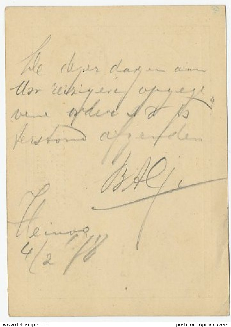 Naamstempel Heino 1878 - Lettres & Documents