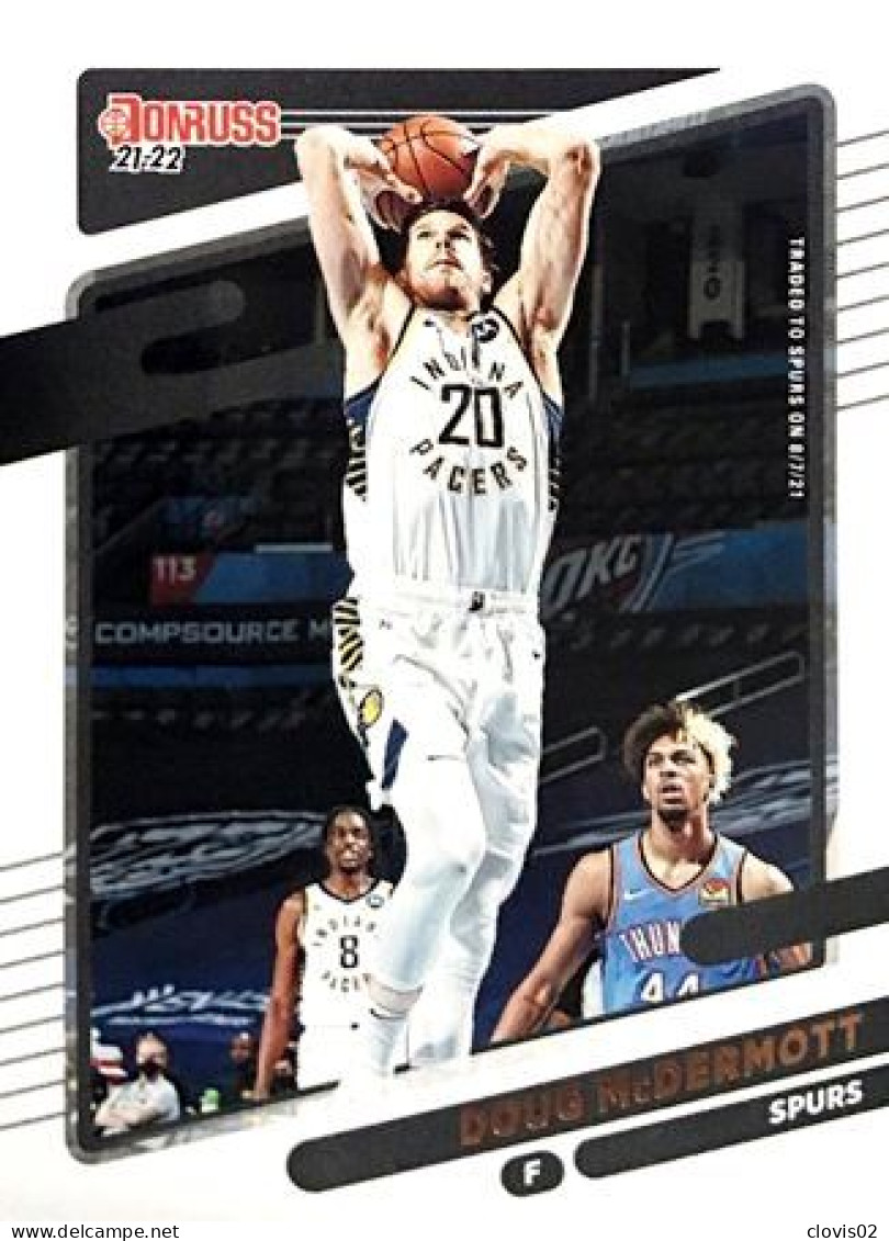 158 Doug McDermott - San Antonio Spurs - Carte Panini NBA Donruss 2021-2022 - Other & Unclassified