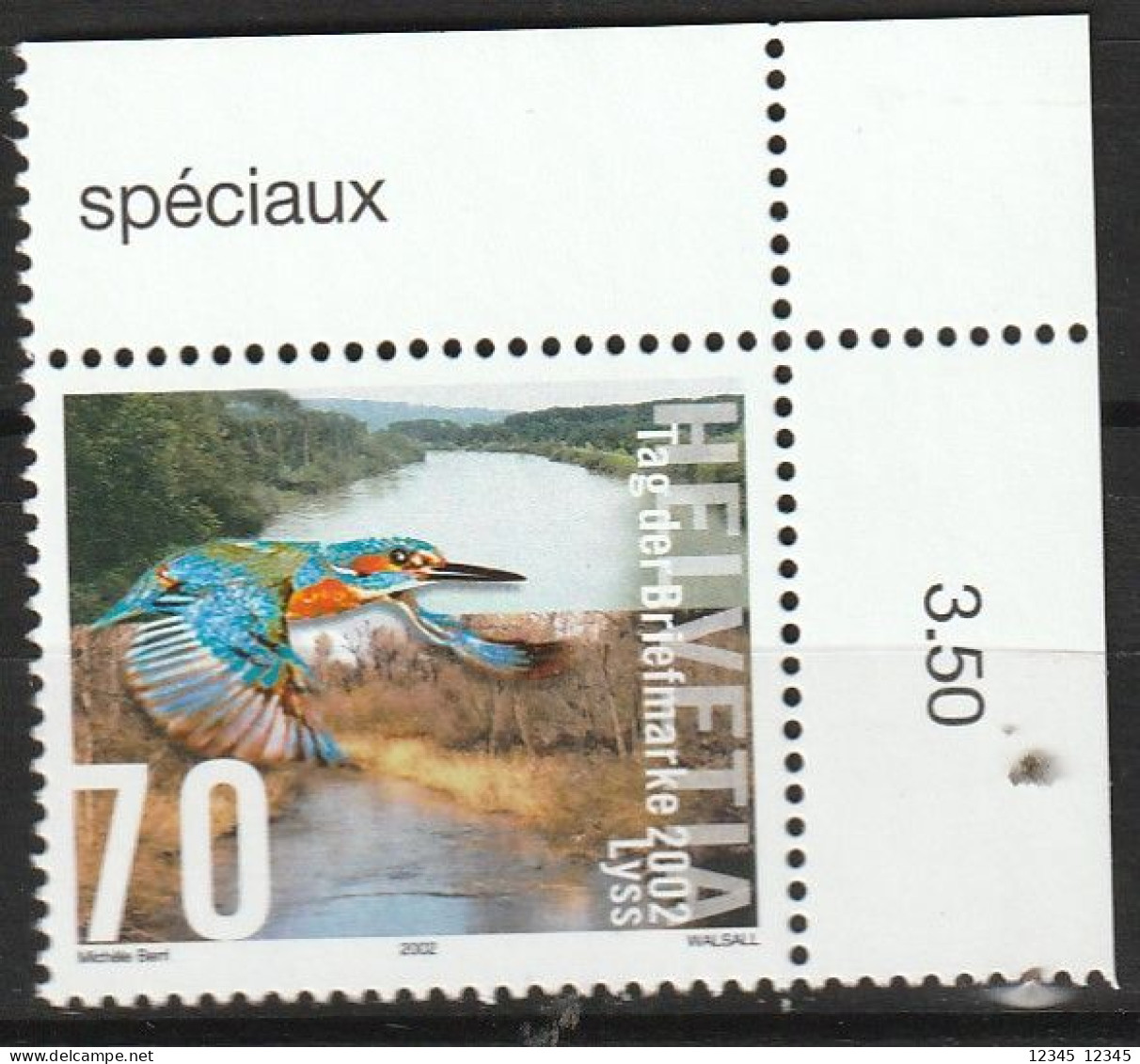 Zwitserland 2002, Postfris MNH, Birds, Day Of The Stamp - Ungebraucht