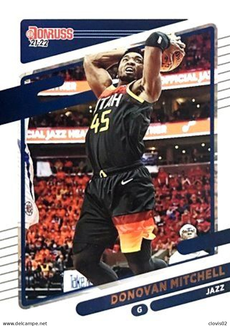 159 Donovan Mitchell - Utah Jazz - Carte Panini NBA Donruss 2021-2022 - Other & Unclassified