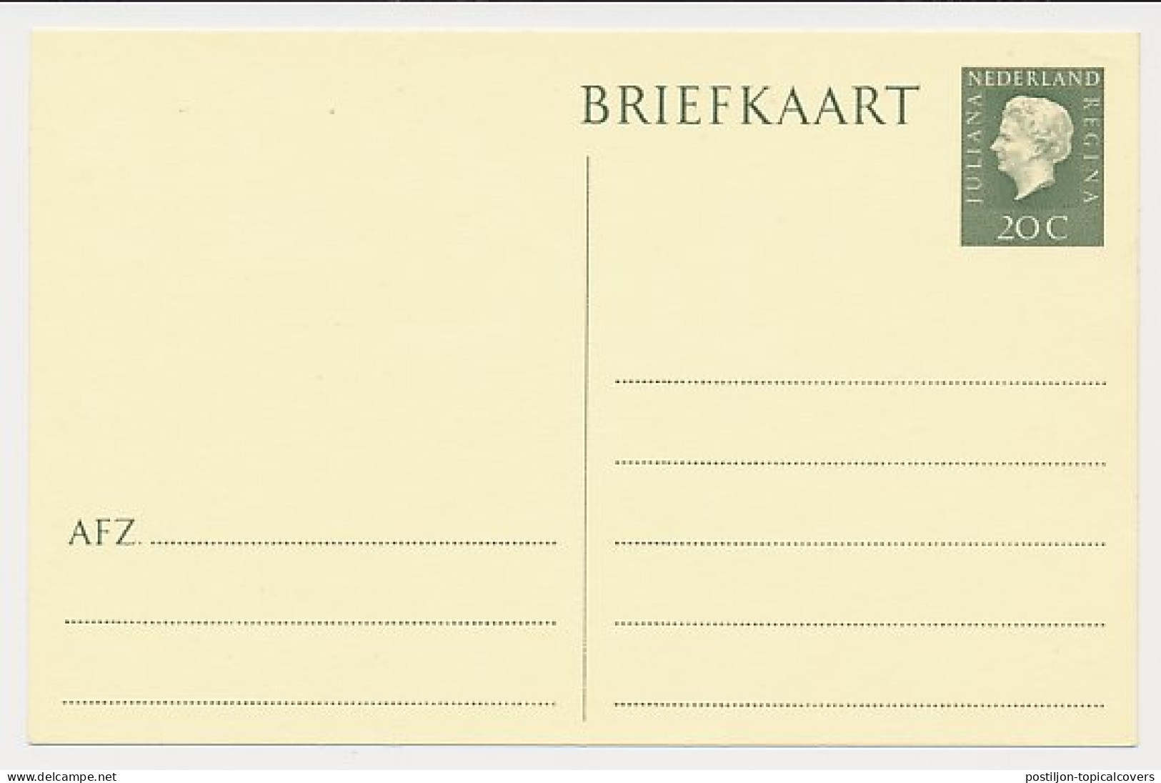 Briefkaart G. 342 - Postal Stationery