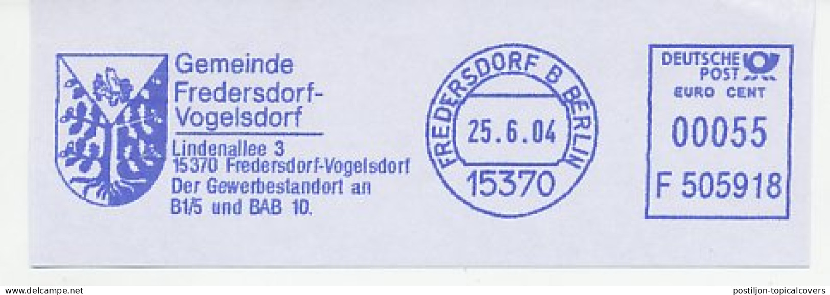 Meter Cut Germany 2004 Bird - Nightingale - Autres & Non Classés