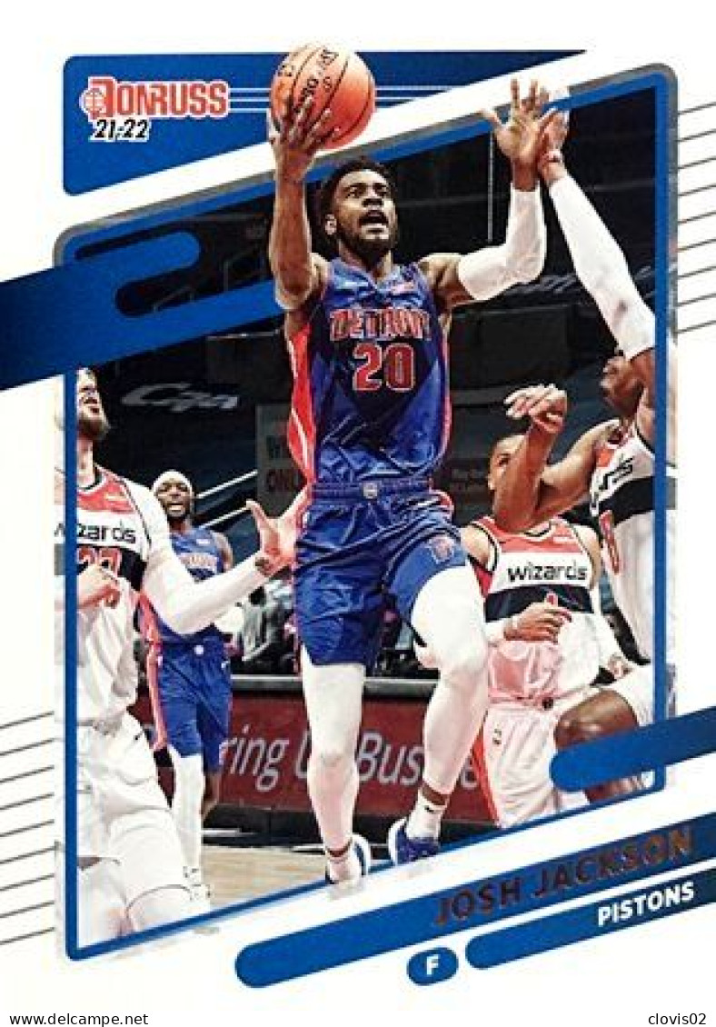 161 Josh Jackson - Detroit Pistons - Carte Panini NBA Donruss 2021-2022 - Sonstige & Ohne Zuordnung