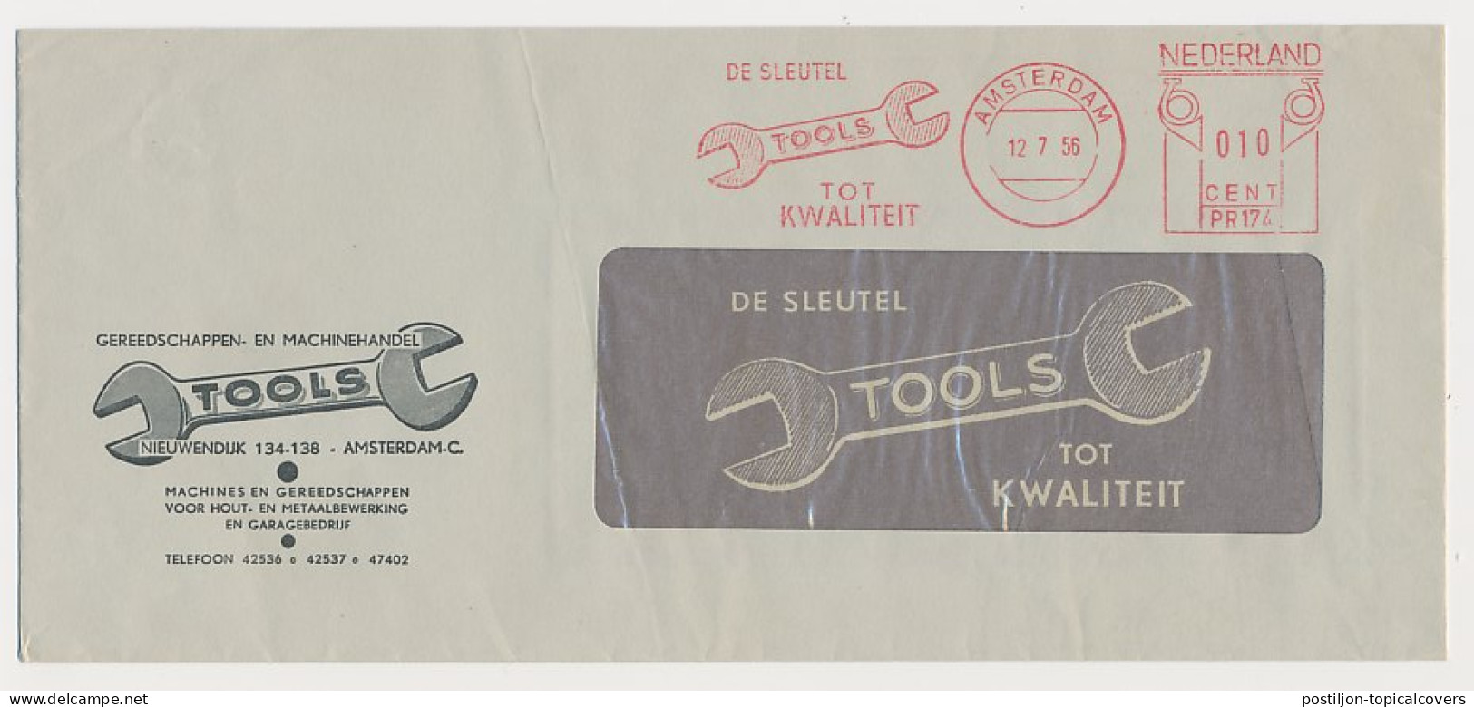 Meter Cover Netherlands 1956 Tools - Other & Unclassified