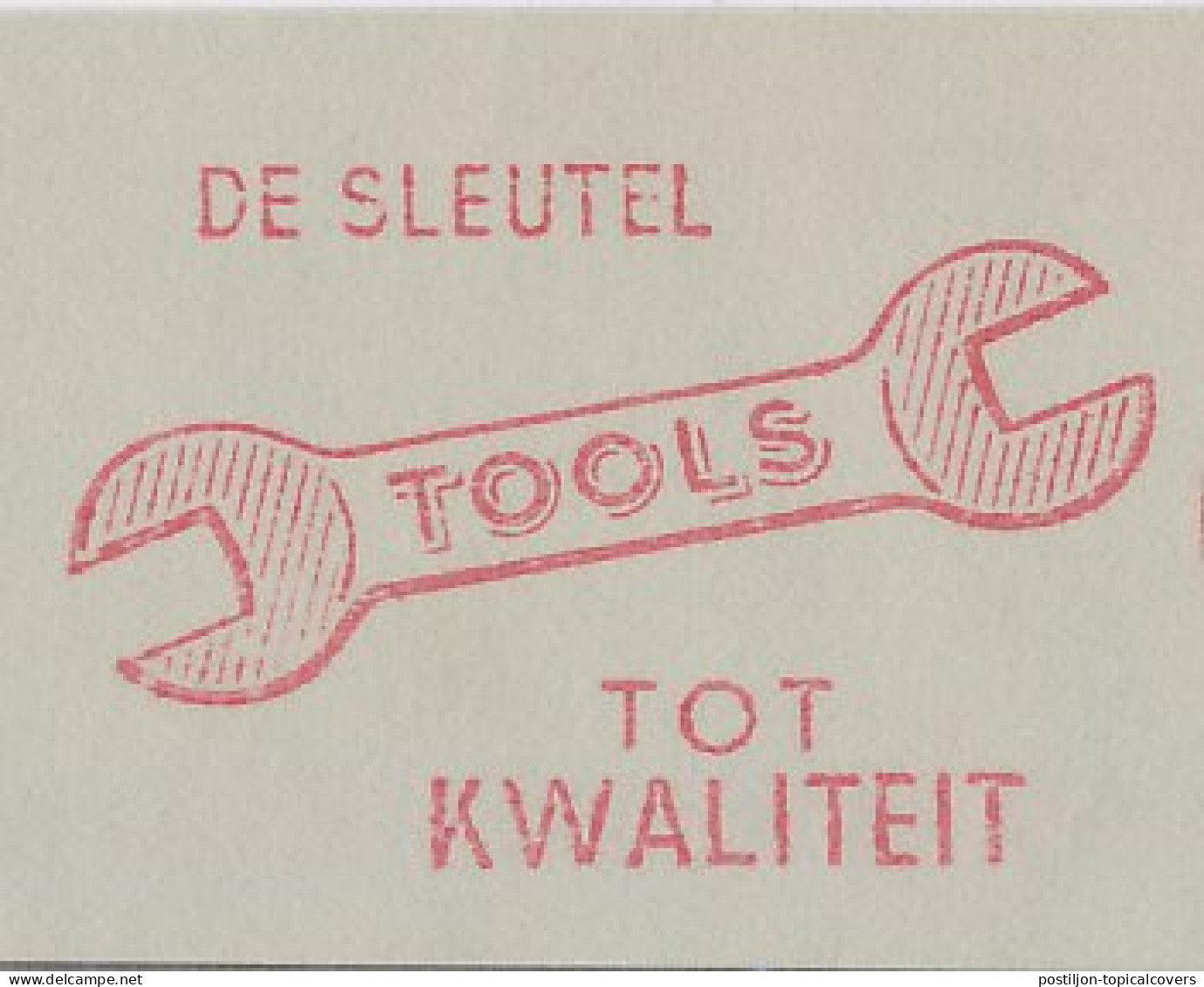 Meter Cover Netherlands 1956 Tools - Autres & Non Classés