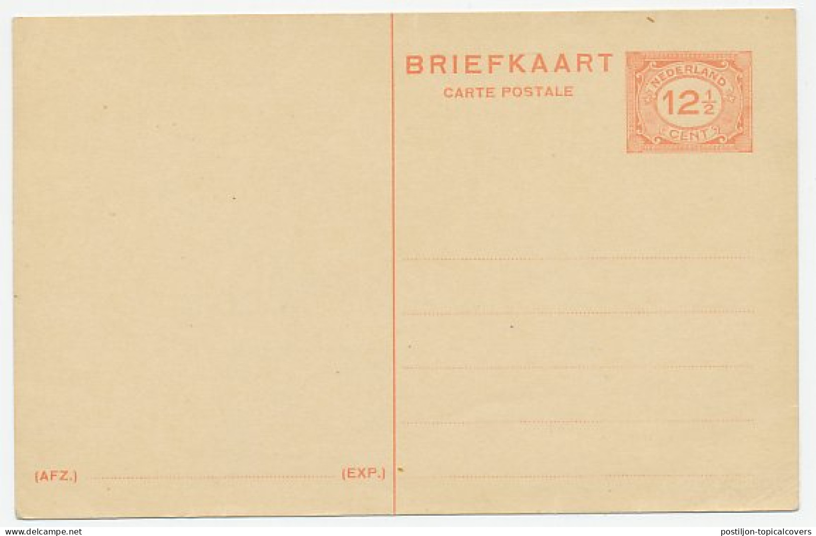 Briefkaart G. 206 - Postal Stationery