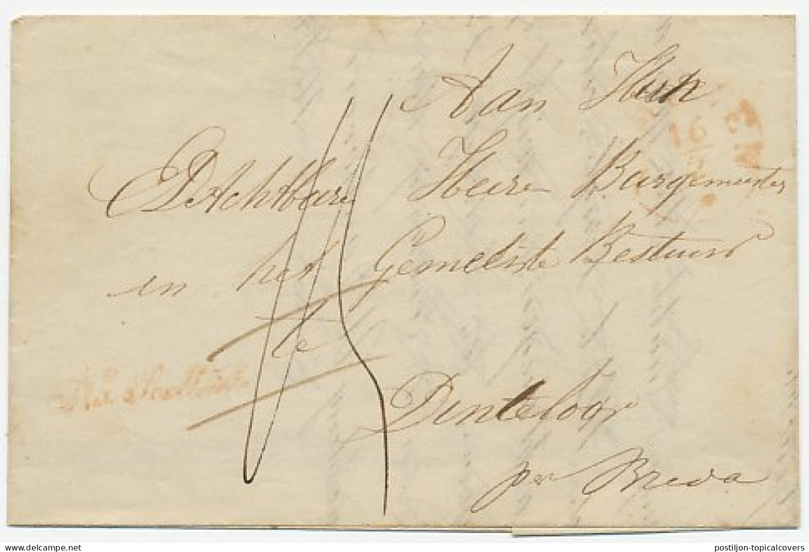 Nijmegen - Dinteloord 1848 - DEB. DEVENTER - ...-1852 Préphilatélie