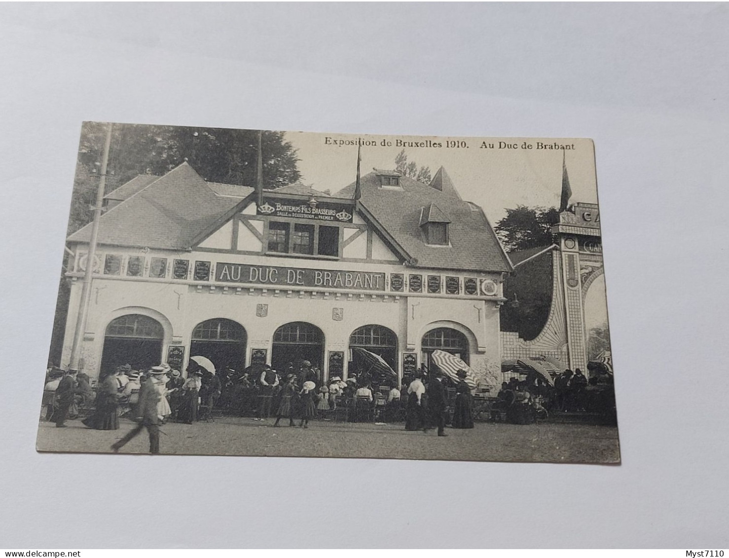 P1 Cp Bruxelles/Exposition De Bruxelles 1910. Au Duc De Brabant. - Expositions Universelles