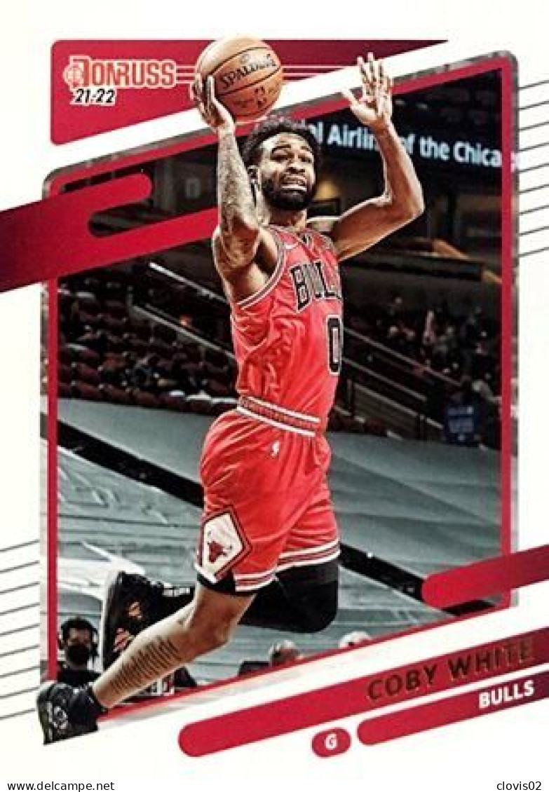 165 Coby White - Chicago Bulls - Carte Panini NBA Donruss 2021-2022 - Sonstige & Ohne Zuordnung