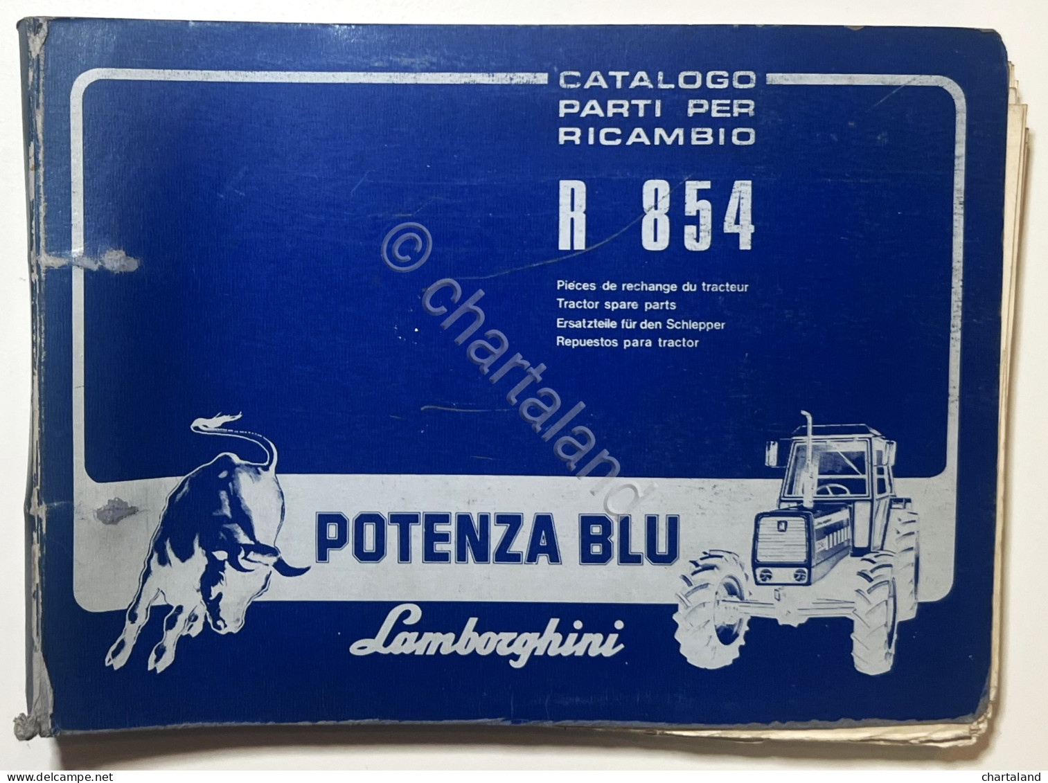 Catalogo Parti Per Ricambio Lamborghini Trattori - R 854 Potenza Blu - Ed. 1980 - Autres & Non Classés