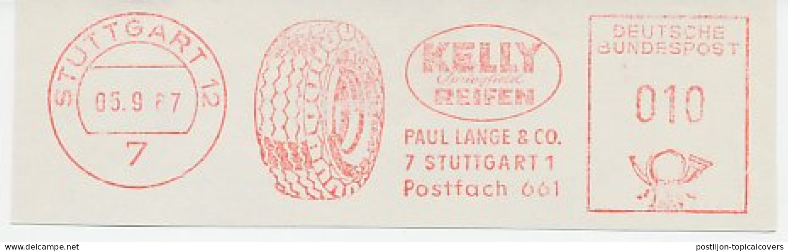 Meter Cut Germany 1967 Tire - Kelly - Unclassified