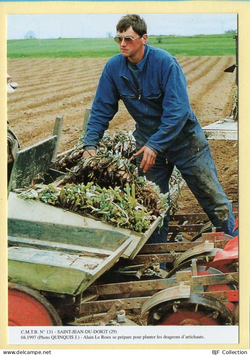 Alain LE ROUX se Prépare Pour Planter Les Drageons D'artichauts / SAINT-JEAN-DU-DOIGT (29) (QUINQUIS J.) C.M.T.B. N° 131 - Farmers