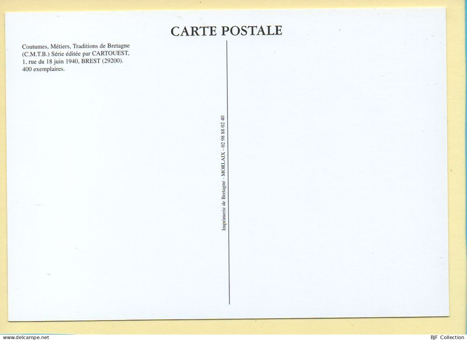 Récolte De Pommes De Terre Chez Mr LEMOINE Maraîcher / GUERANDE (44) (MAURICE Y.) C.M.T.B. N° 130 / 400 Ex (CARTOUEST) - Paysans