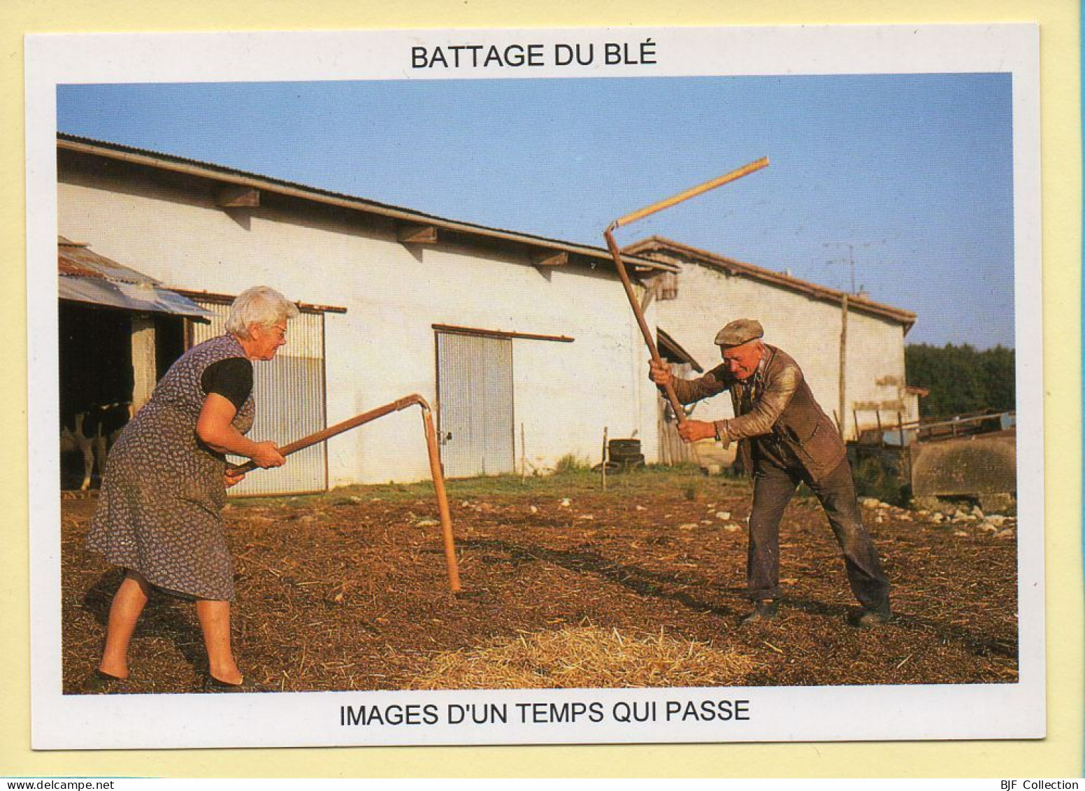 Le Battage Du Blé (Elizabeth ARRIUS-PARDIES N° F350) Images D'un Temps Qui Passe / Collection Vallées Pyrénéennes - Bauern