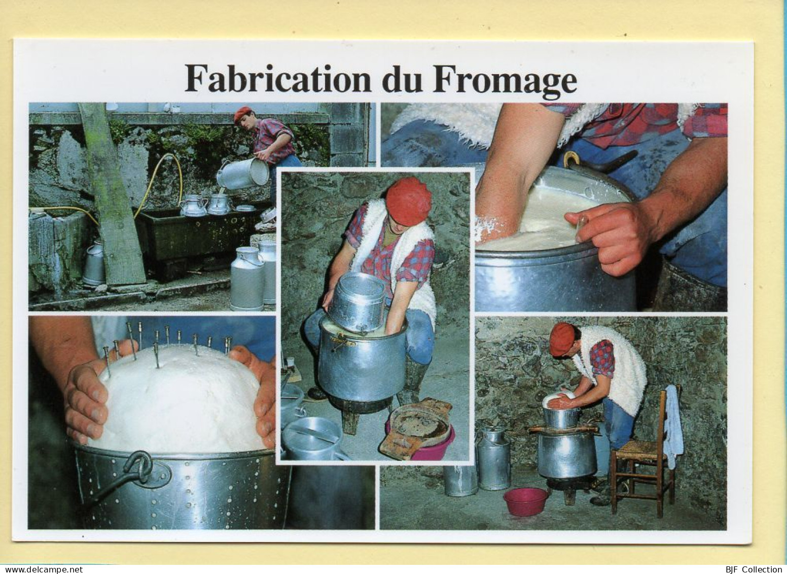 Fabrication Du Fromage / 5 Vues (Elizabeth ARRIUS-PARDIES N° D 42) Images D'un Temps Qui Passe - Paysans