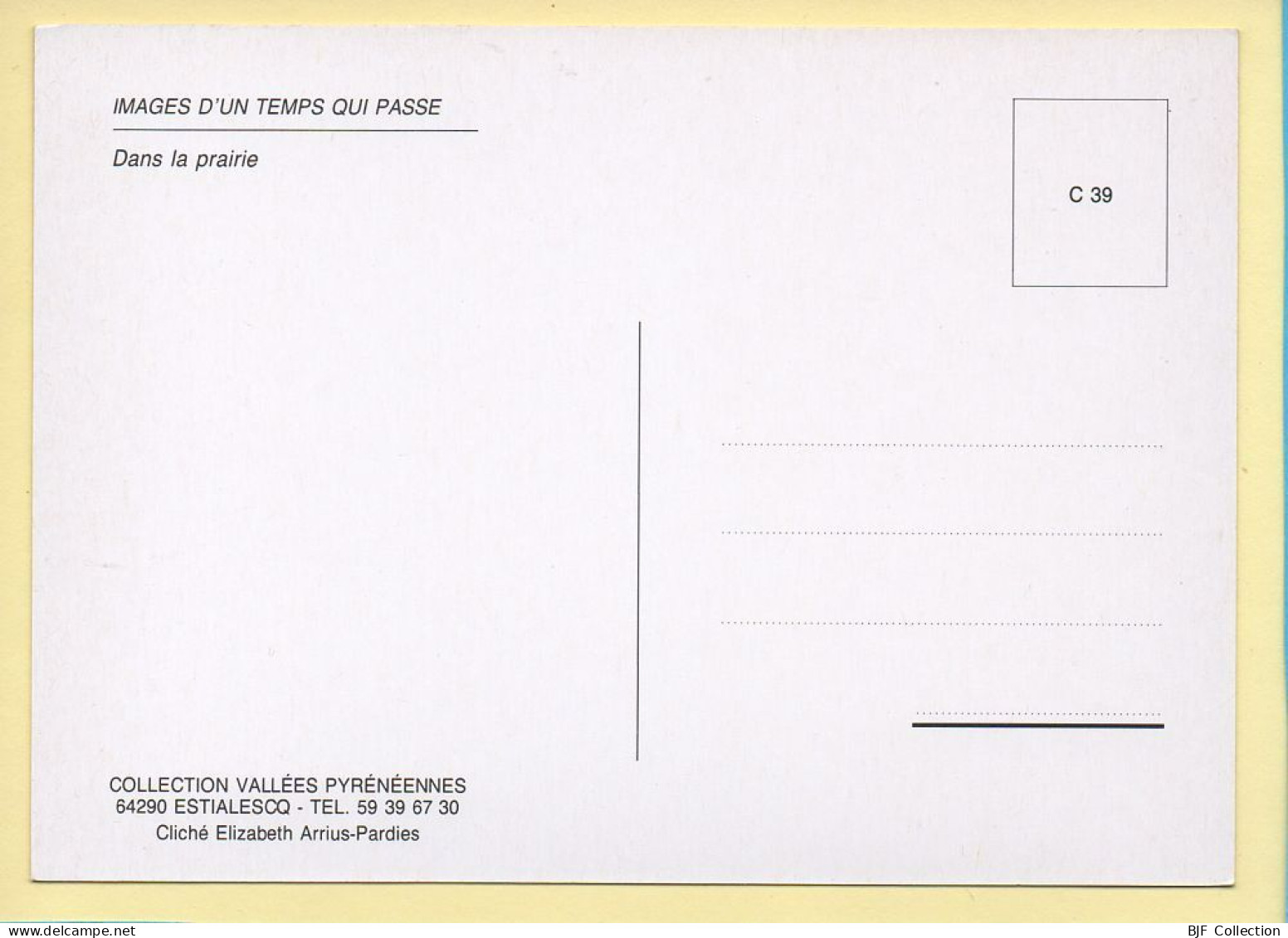Dans La Prairie (Elizabeth ARRIUS-PARDIES N° C 39) Images D'un Temps Qui Passe / Collection Vallées Pyrénéennes - Bauern