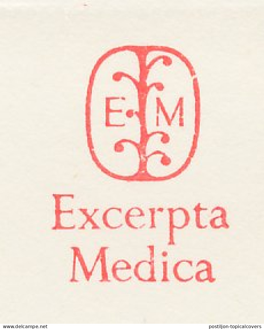 Meter Cover Netherlands 1982 Excerpta Medica - Medical Communications Agency - Autres & Non Classés