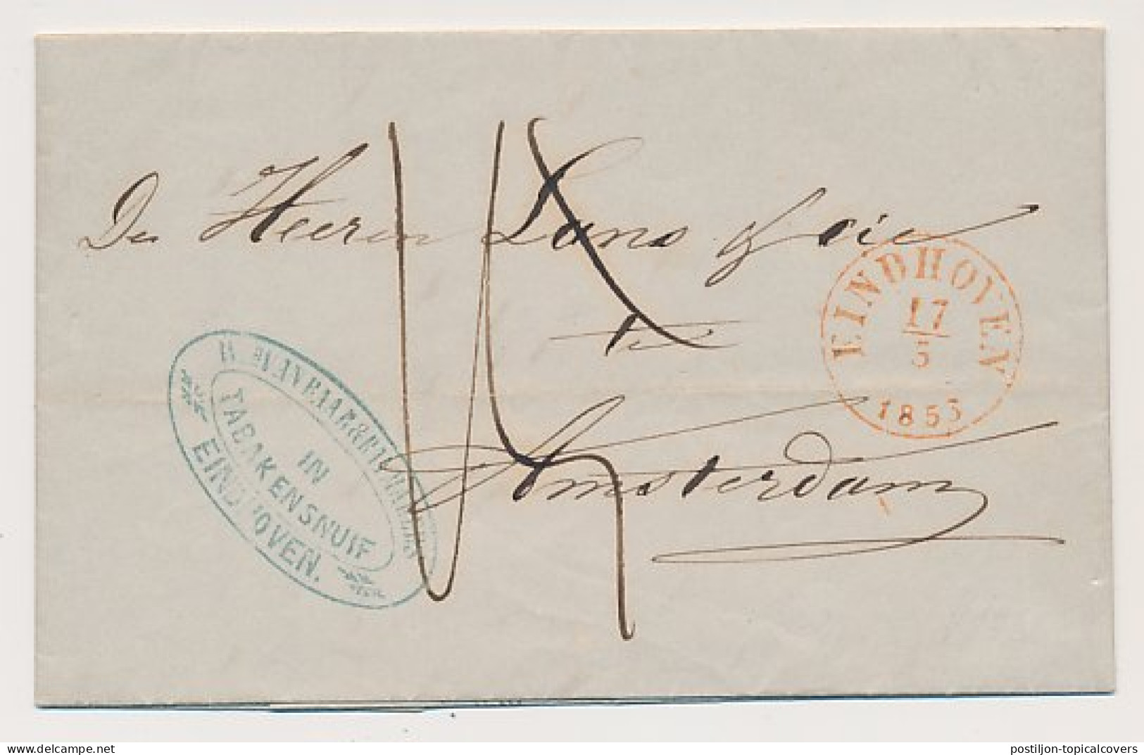 Eindhoven - Amsterdam 1853 - ...-1852 Prephilately