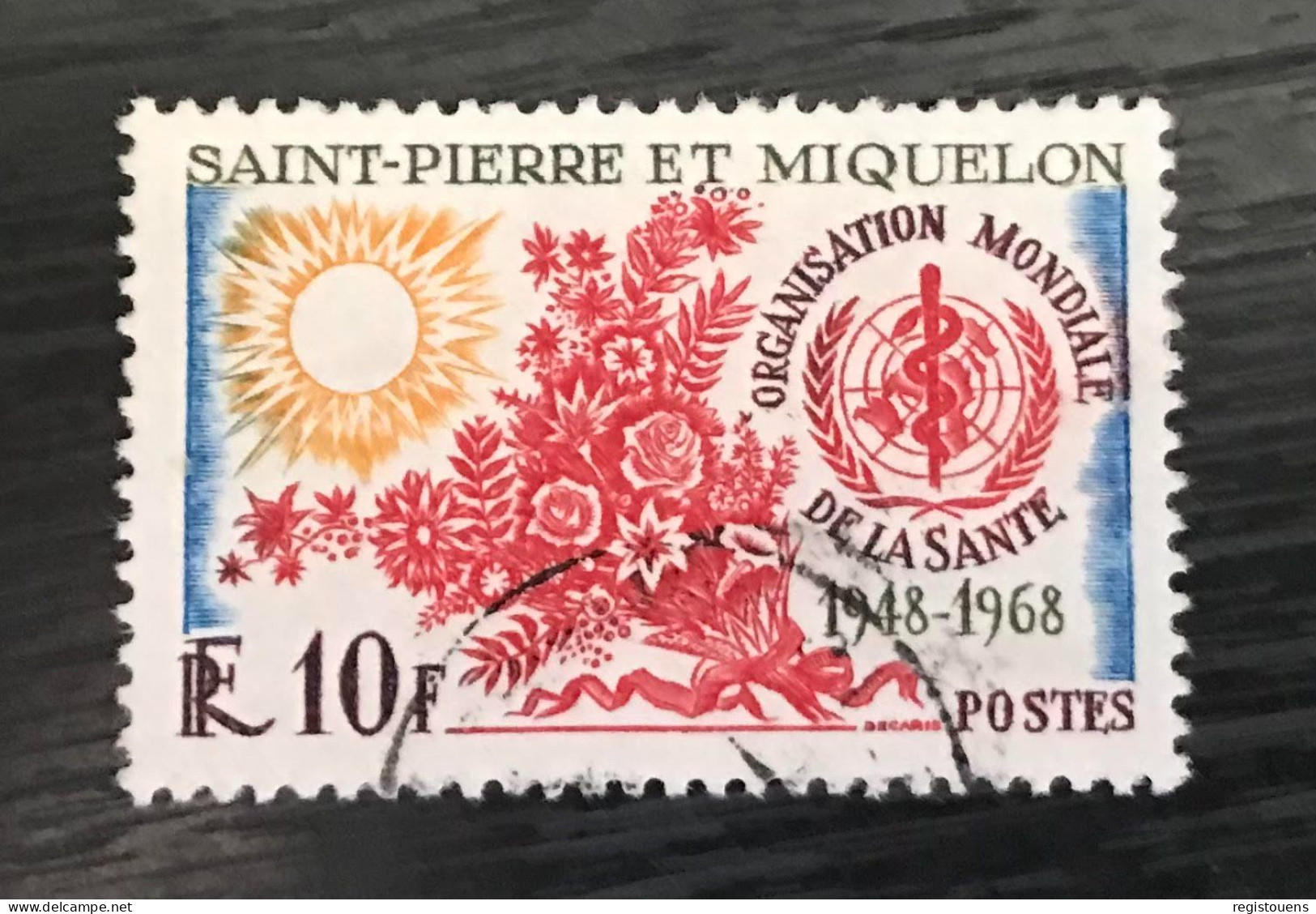 Timbre Oblitéré Saint Pierre Et Miquelon 1968 Yt N° 379 - Gebraucht
