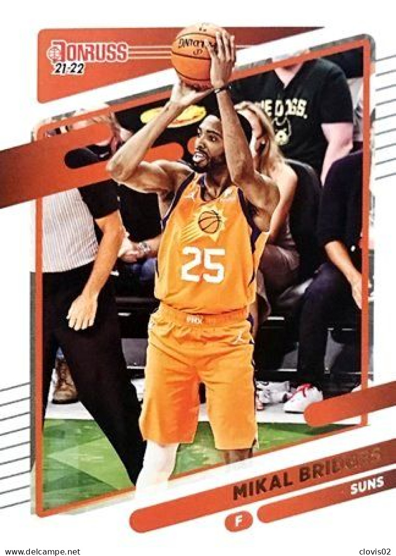 169 Mikal Bridges - Phoenix Suns - Carte Panini NBA Donruss 2021-2022 - Otros & Sin Clasificación