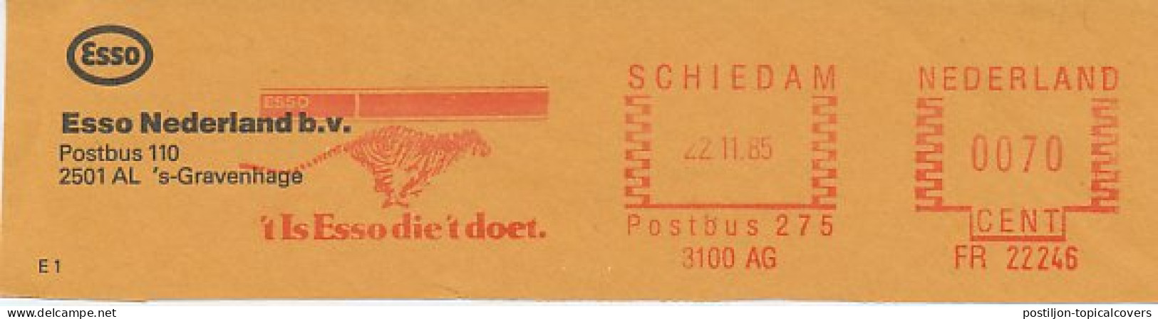 Meter Top Cut Netherlands 1985 Esso - Tiger - Andere & Zonder Classificatie