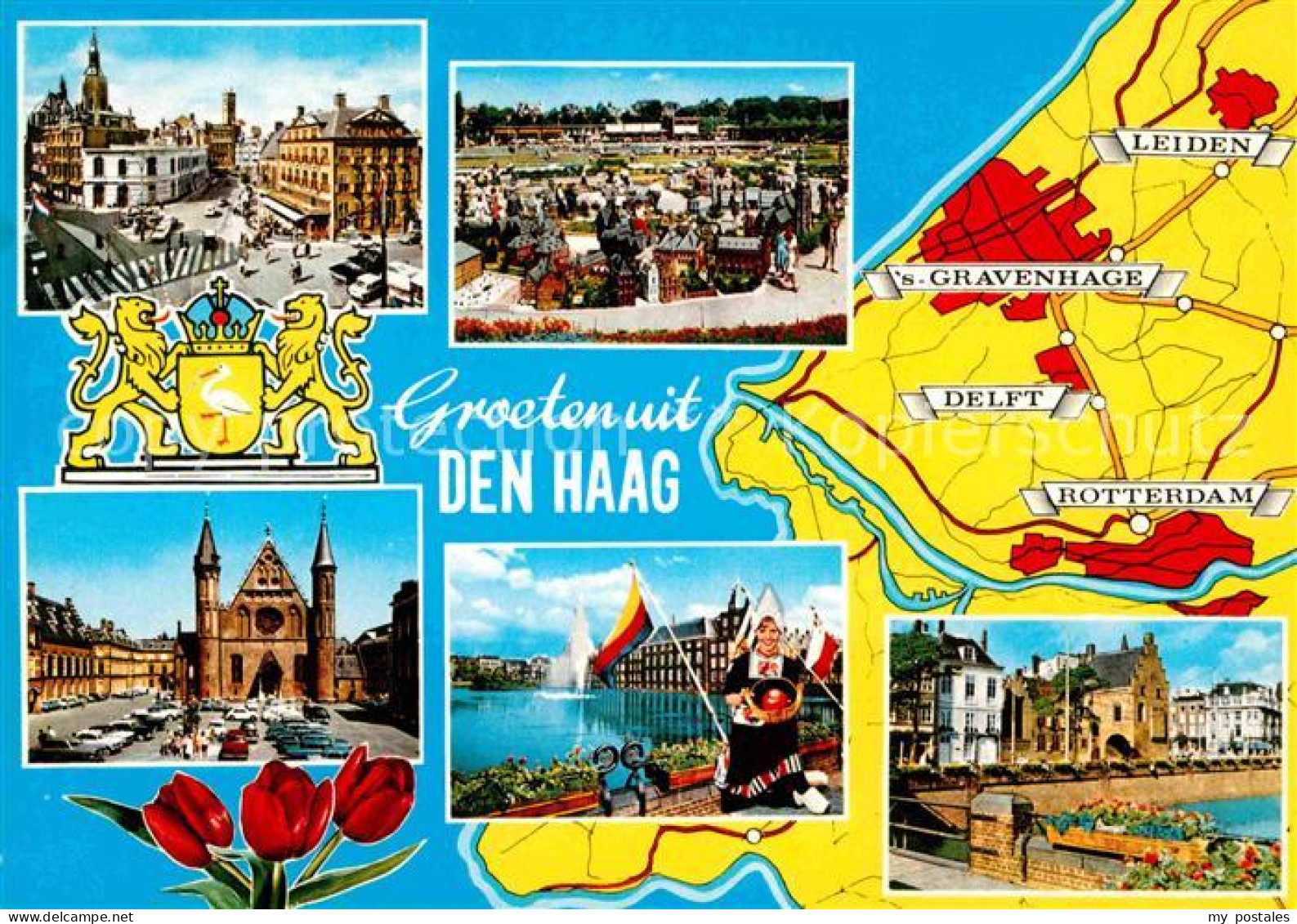 72713249 Den Haag Teilansichten Binnenhof Landkarte S Gravenhage - Andere & Zonder Classificatie