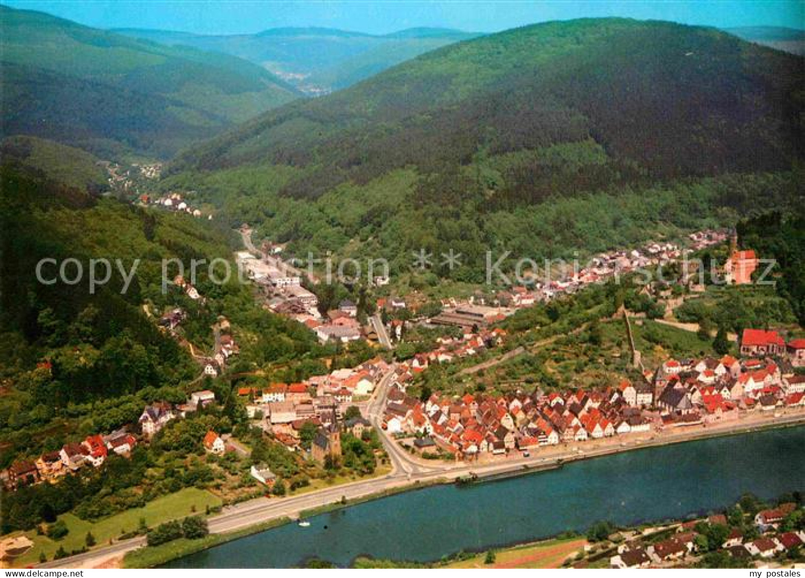 72713229 Hirschhorn Neckar Fliegeraufnahme Hirschhorn - Sonstige & Ohne Zuordnung