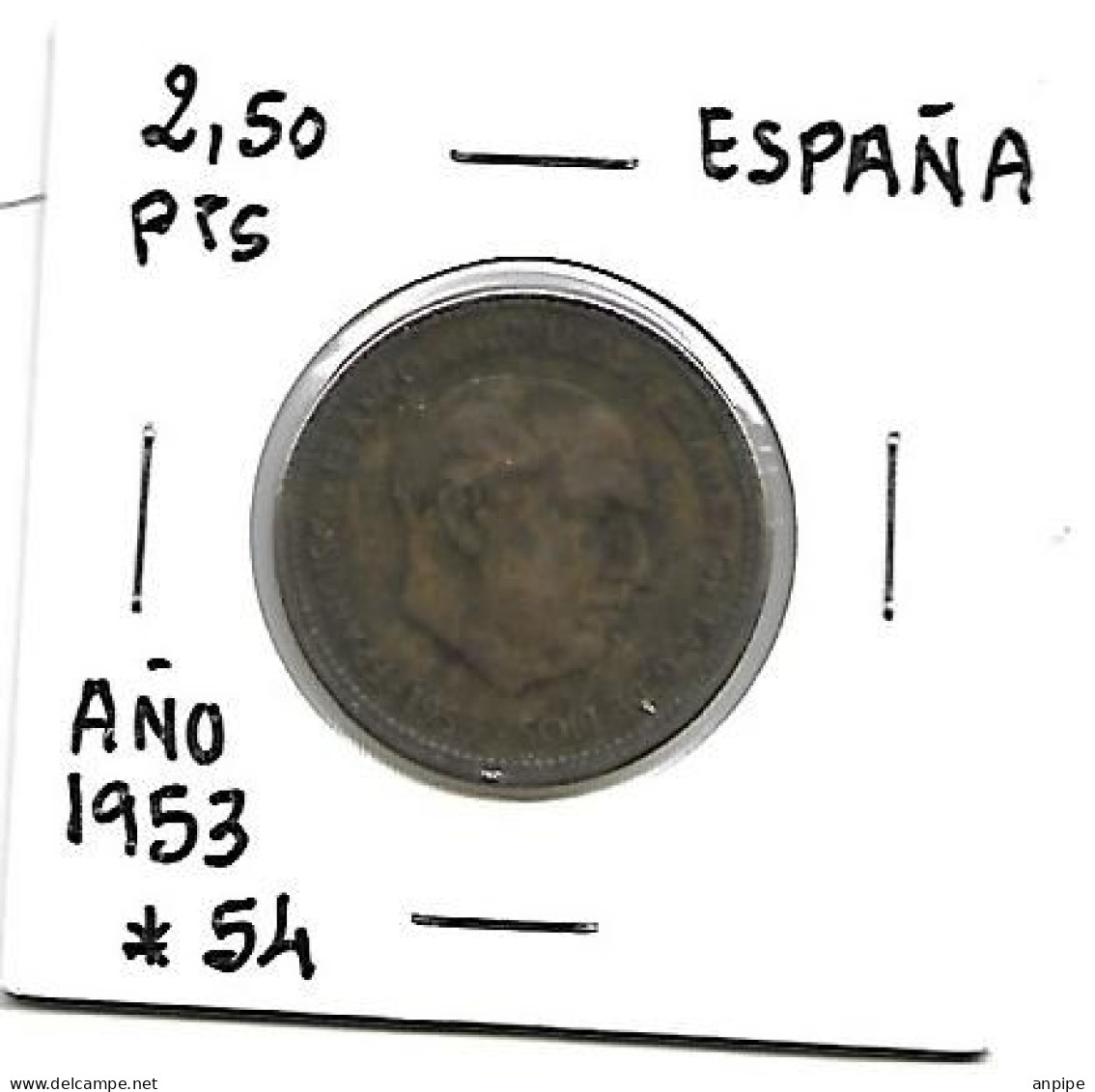 ESPAÑA 1953*54 - 2 Pesetas