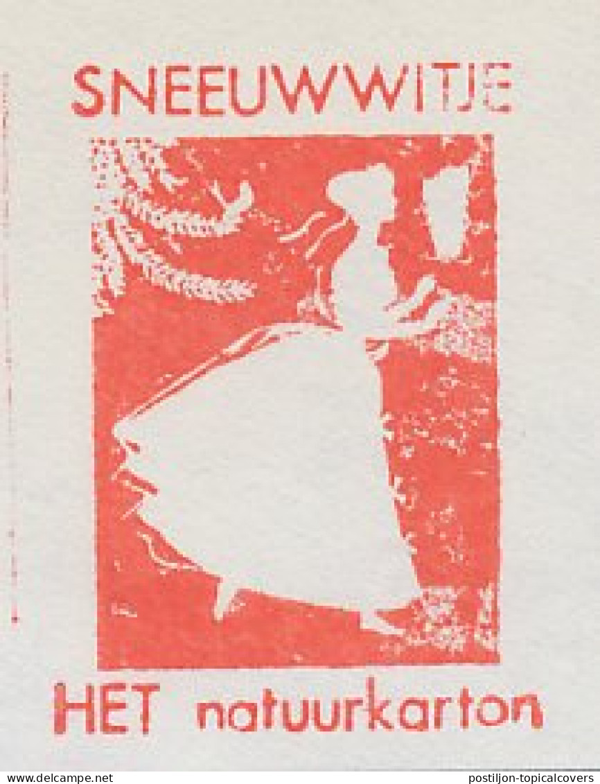 Meter Cover Netherlands 1981 Snow White - Gilze - Märchen, Sagen & Legenden