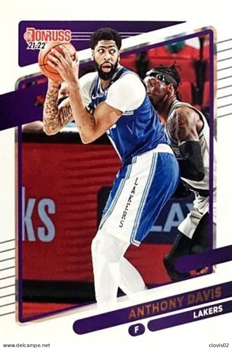 172 Anthony Davis - Los Angeles Lakers - Carte Panini NBA Donruss 2021-2022 - Sonstige & Ohne Zuordnung