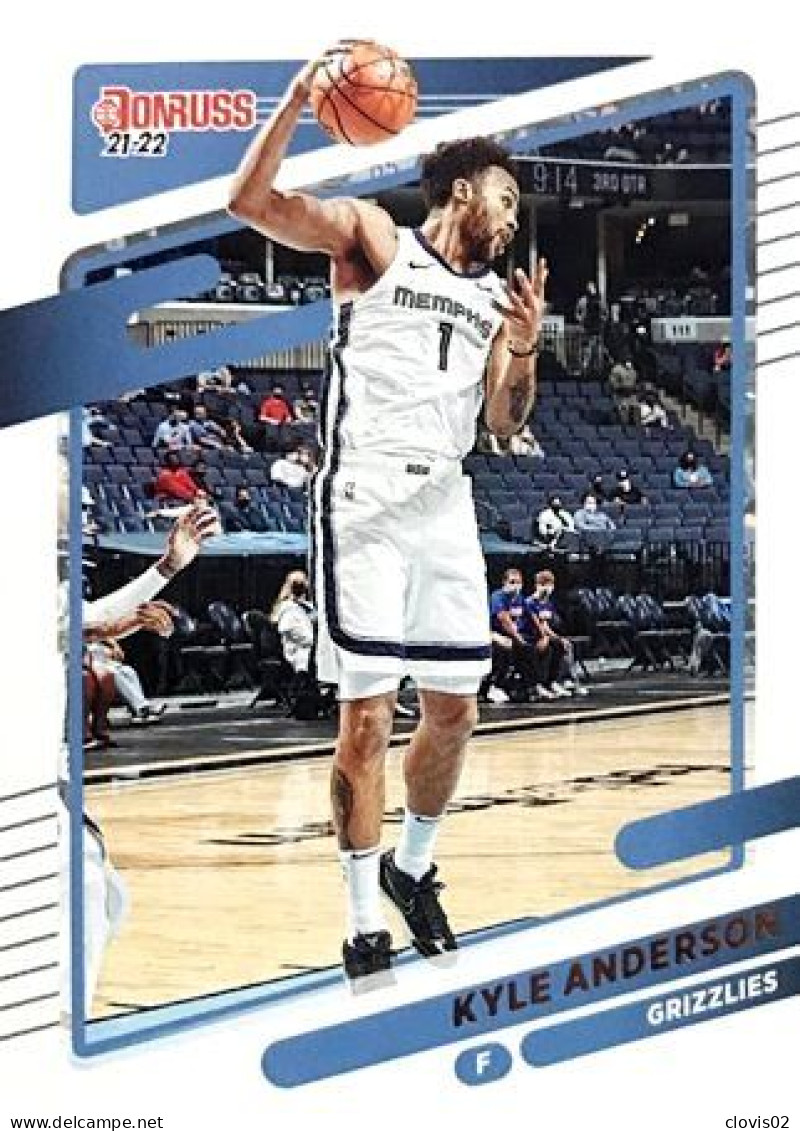 173 Kyle Anderson - Memphis Grizzlies - Carte Panini NBA Donruss 2021-2022 - Autres & Non Classés