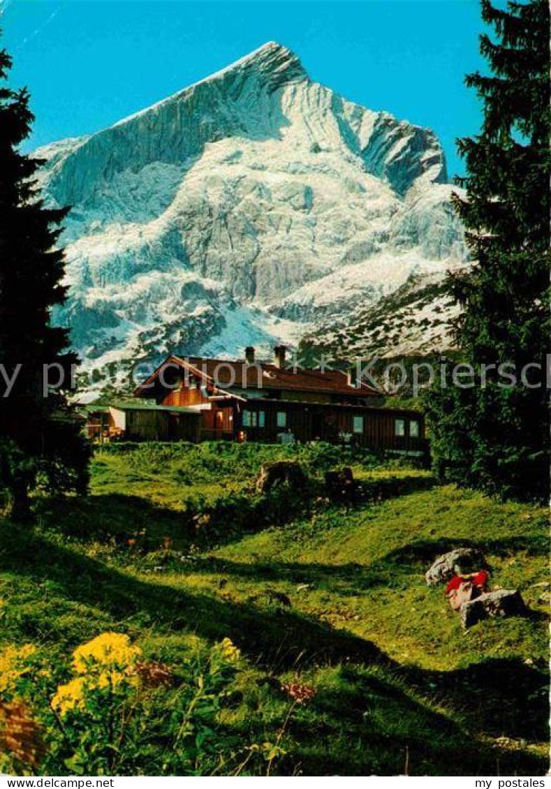 72713195 Garmisch-Partenkirchen Kreuzalm Gegen Alpspitze Nordwand Bayerische Alp - Garmisch-Partenkirchen