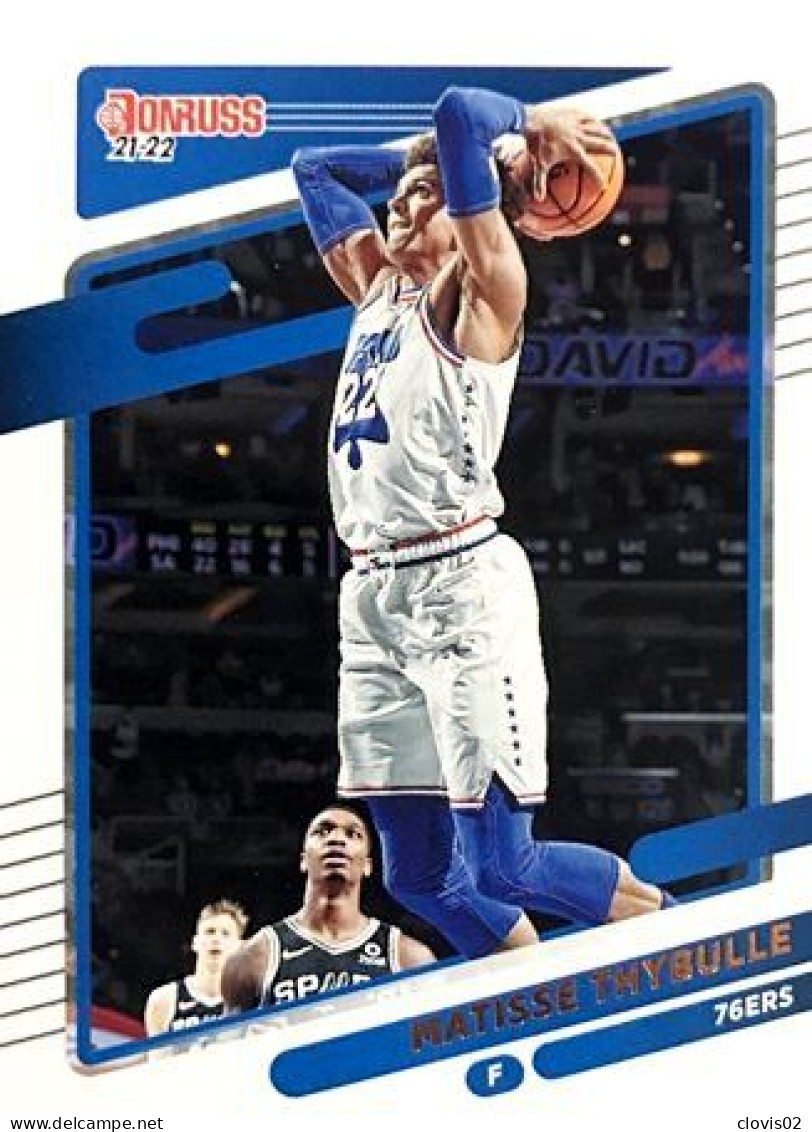 174 Matisse Thybulle - Philadelphia 76ers - Carte Panini NBA Donruss 2021-2022 - Otros & Sin Clasificación