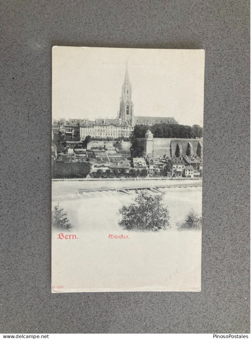 Bern Munster Carte Postale Postcard - Berna
