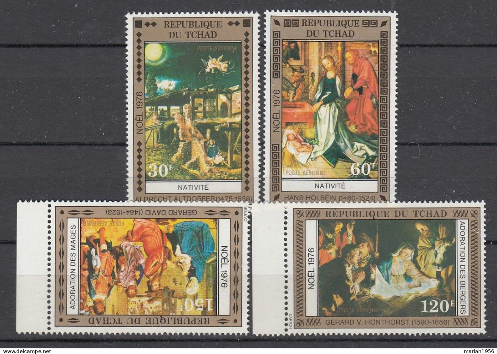 Tchad 1976 - Peinture - NOEL - MNH - Altri & Non Classificati