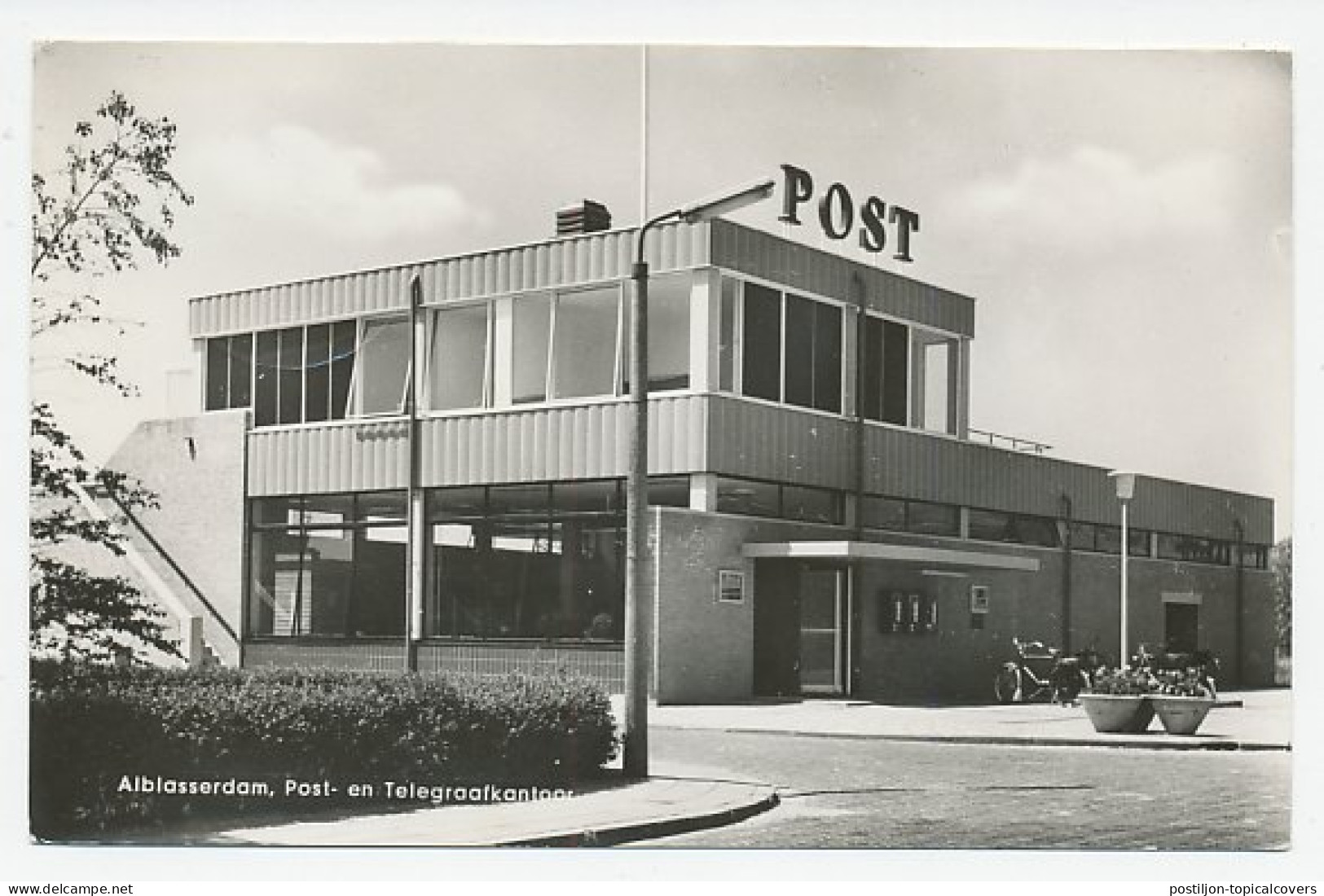Prentbriefkaart Postkantoor Alblasserdam 1964 - Other & Unclassified