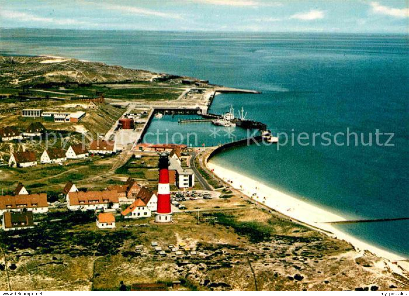 72713161 Hoernum Sylt Fliegeraufnahme Hafen Leuchtturm Hoernum - Sonstige & Ohne Zuordnung