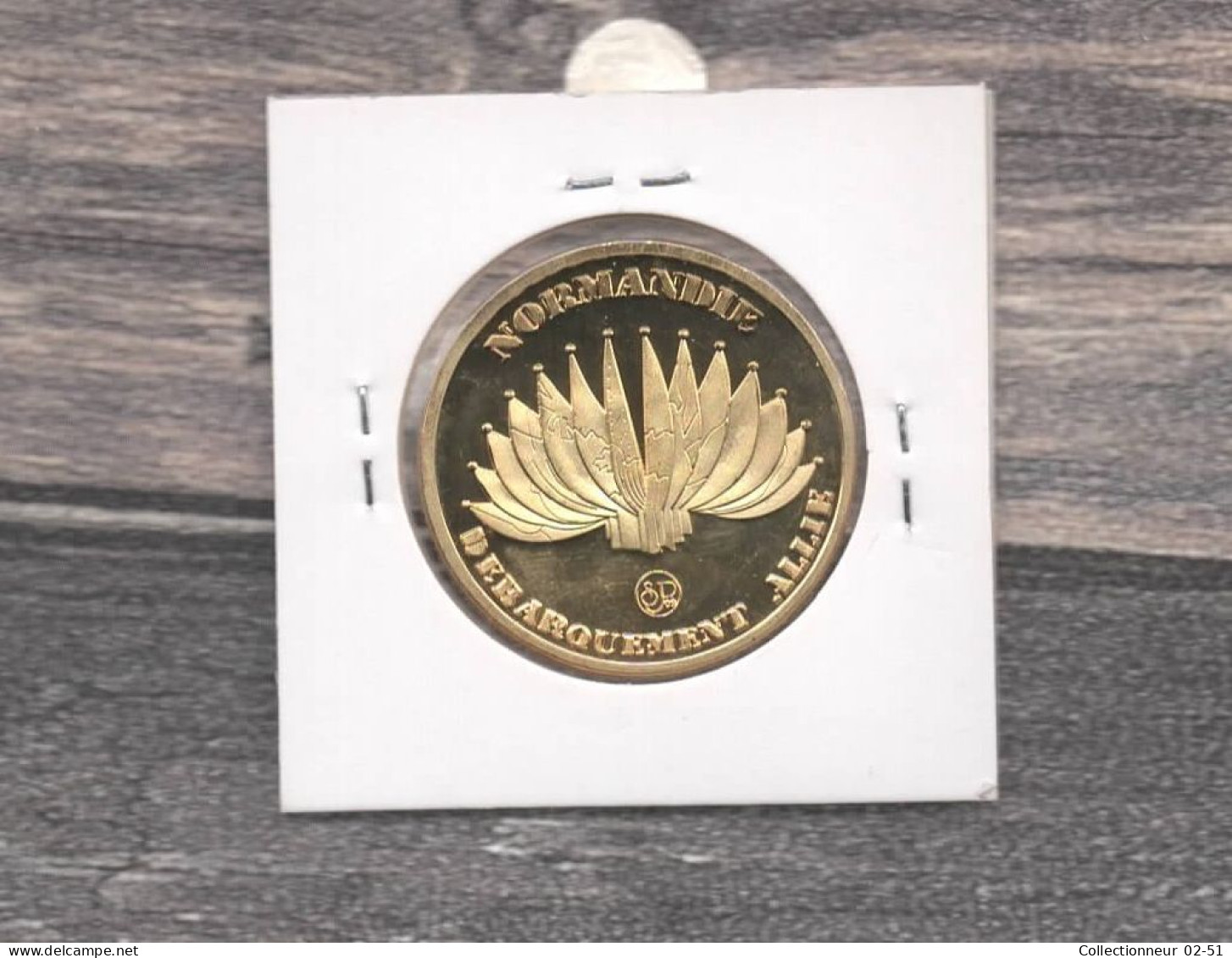 Médaille Souvenirs&Patrimoine : Sword Beach - Version III (couleur Or) - Altri & Non Classificati