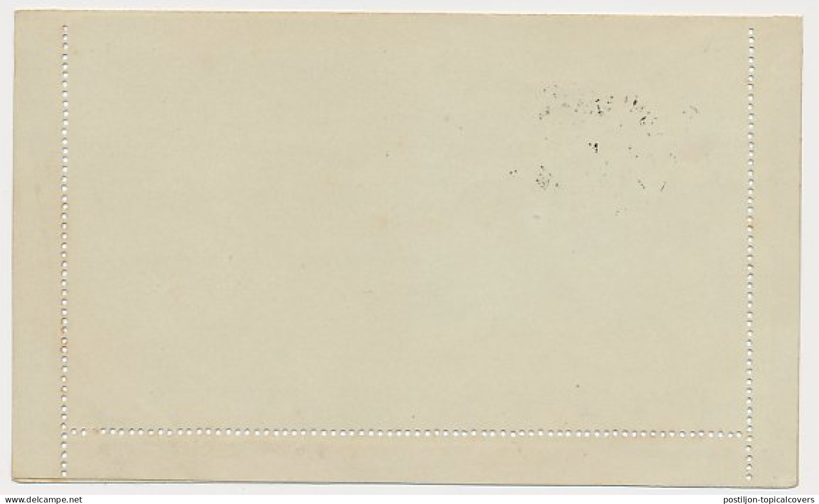 Postblad G. 3 X Schiedam - Belgie 1897 - Interi Postali