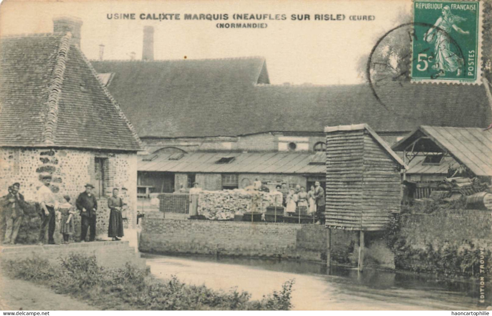 27 Neufles Sur Risle  Usine Calixte Marquis - Autres & Non Classés