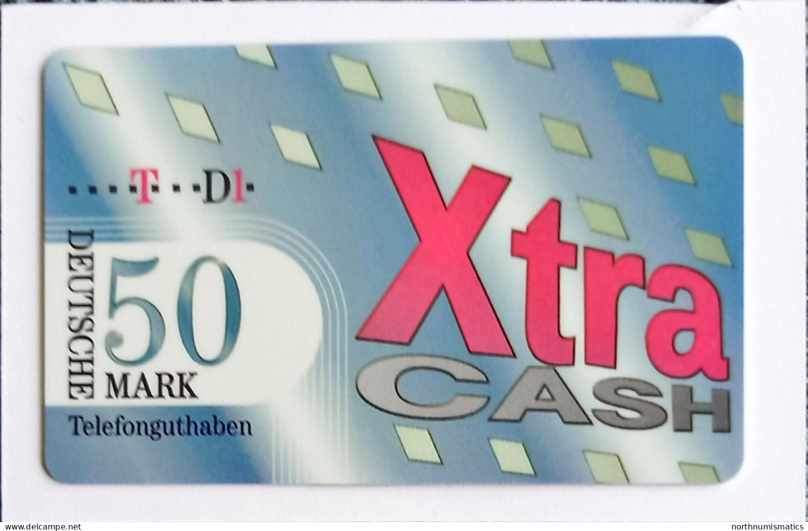 Deutsche .T..D1..Xtra Cash  50 Mark Used Phonecard 31.12.2001 - Lots - Collections