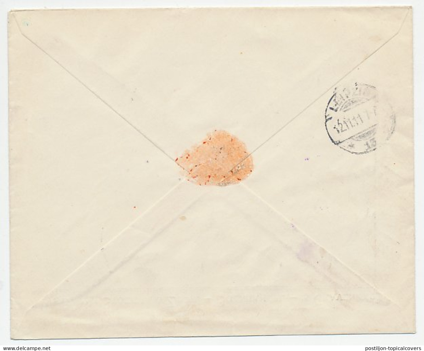 Em. Bontkraag Aangetekend Den Haag - Duitsland 1911 - Unclassified