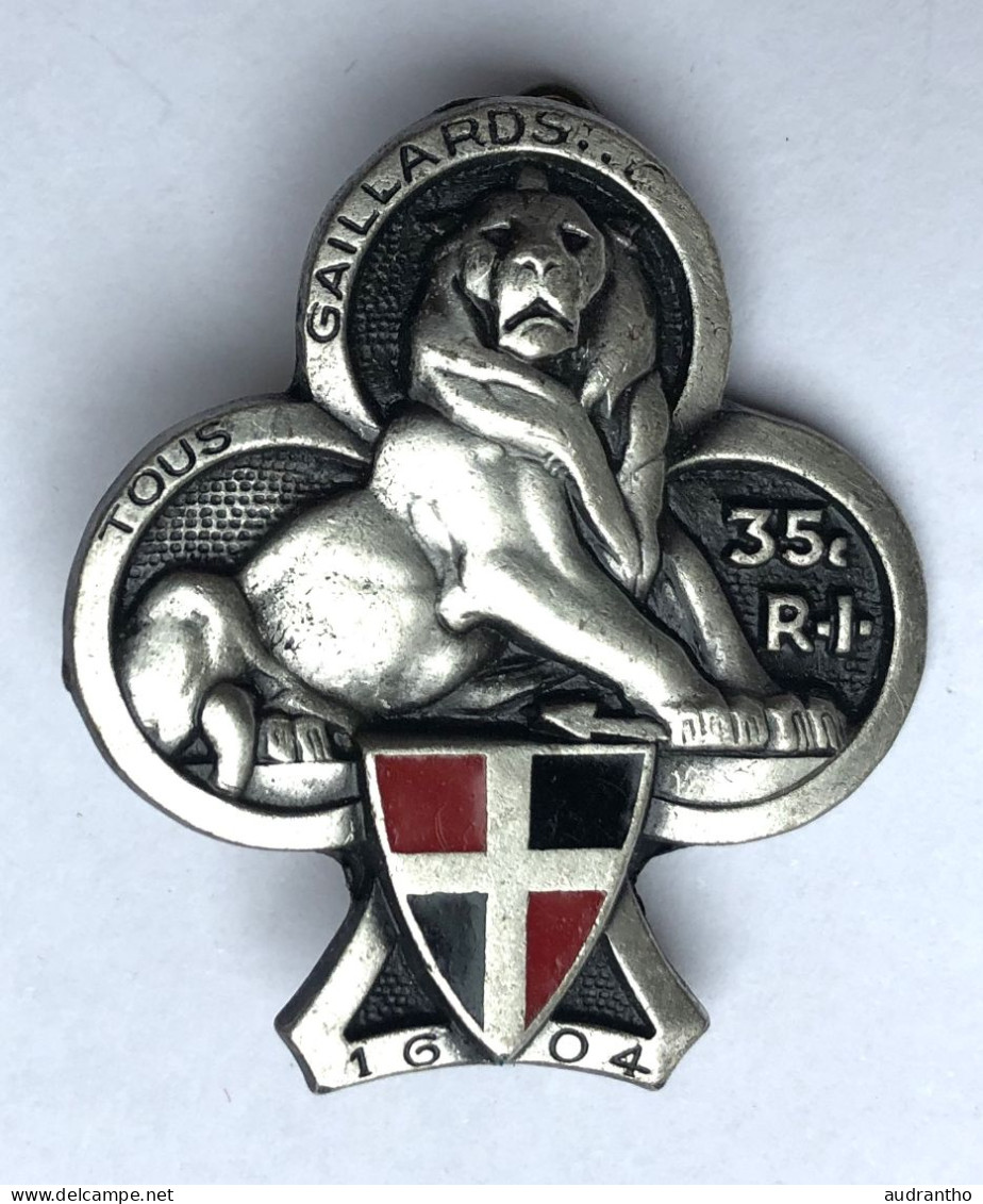 Insigne Militaire - 35e RI  Tous Gaillards - DRAGO Paris G913 - Armée De Terre