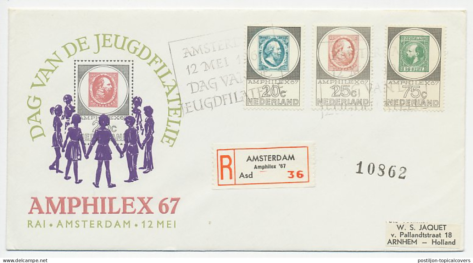 Aangetekend Amsterdam 1967 - Amphilex - Non Classés