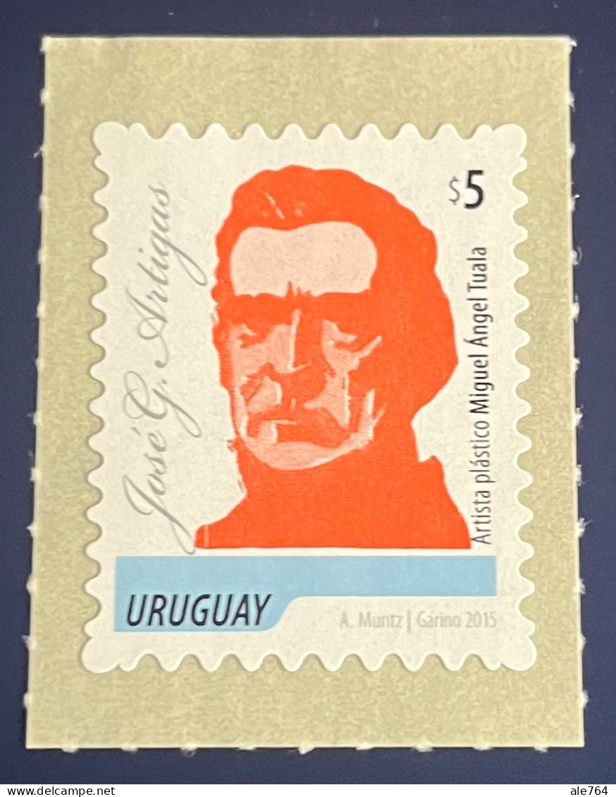 Uruguay 2015 Gral. Artigas $ 5, Self Adhesive, Sc 2509, MNH. - Uruguay