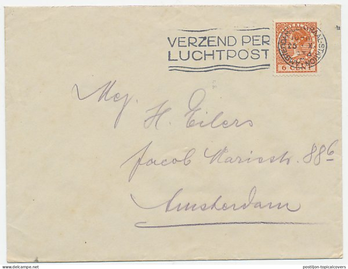 Perfin Verhoeven 357 - K - Amsterdam 1934 - Unclassified