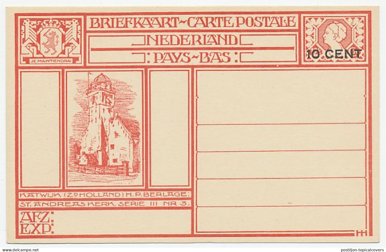 Briefkaart G. 214 F - Postwaardestukken